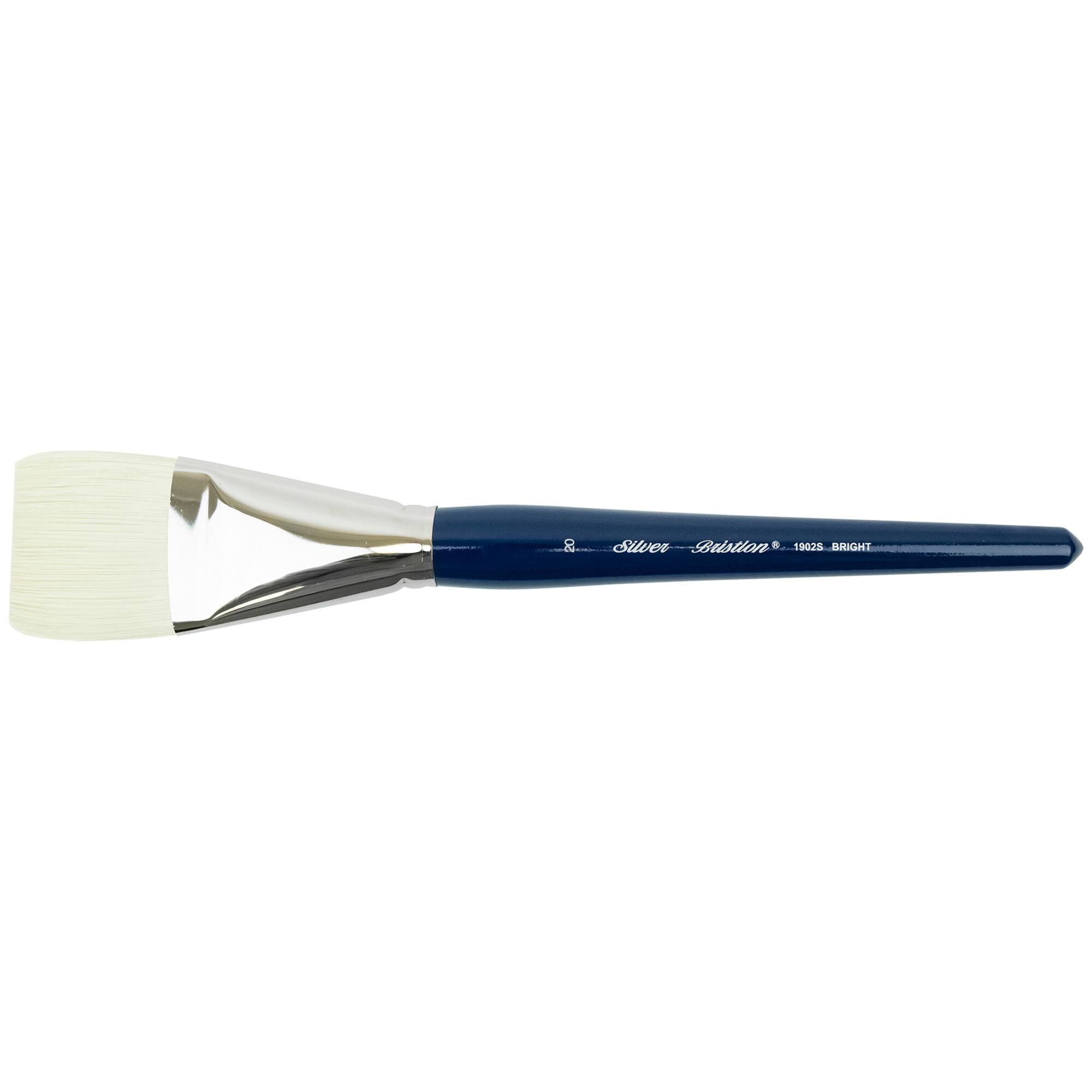 Silver Brush Bristlon® Size 20 Synthetic Short Handle Bright Paint Brush